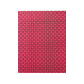 Bloc-note Damier Rouge Noir (Tourné)