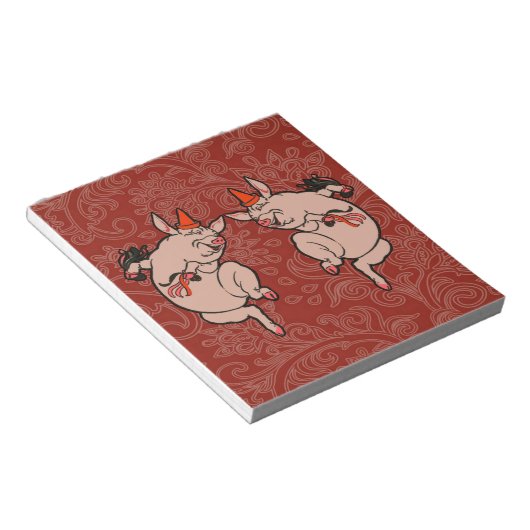 Bloc-note Dancing Pig Antique Cute Danseuse (Incliné)