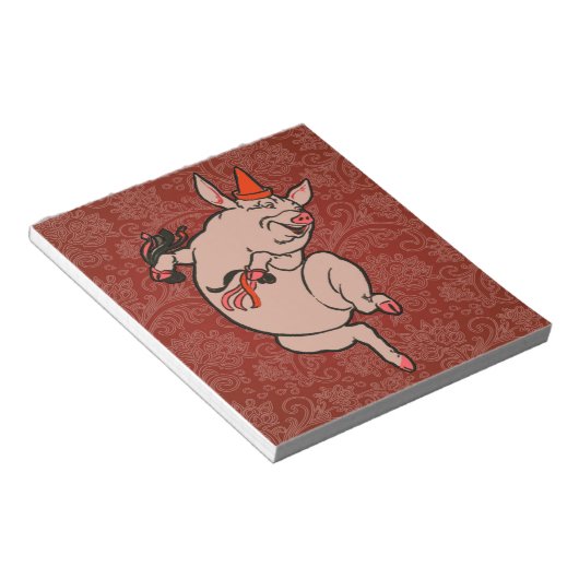 Bloc-note Dancing Pig Antique Cute Danseuse (Incliné)