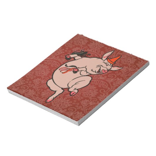 Bloc-note Dancing Pig Antique Cute Danseuse (Tourné)