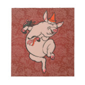Bloc-note Dancing Pig Antique Cute Danseuse (Devant)