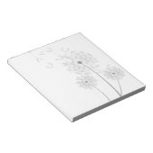 Bloc-note Dandelion pure florale moderne (Incliné)