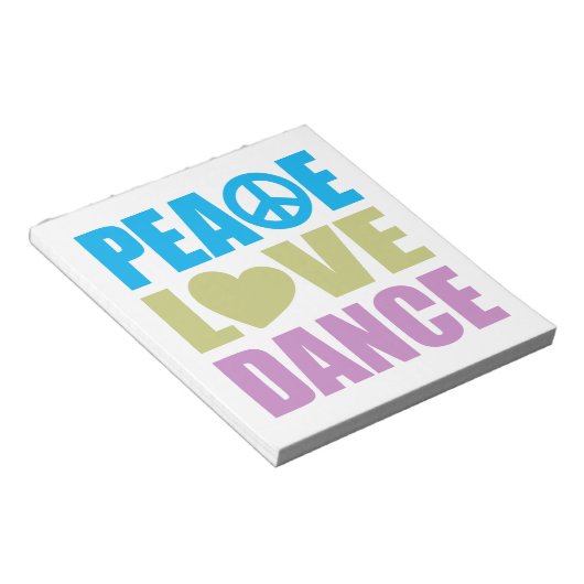 Bloc-note Danse de la paix (Incliné)