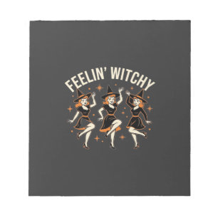 Bloc-note Danse de sorcière Halloween Feelin 'Witchy
