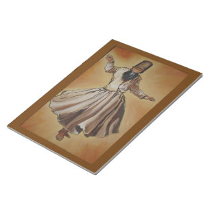 Bloc-note Danser Dervish Dynastie ottomane Art