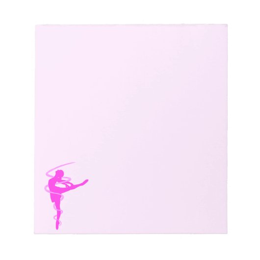 Bloc-note Danseur Ballerina avec effet de lumière (Devant)