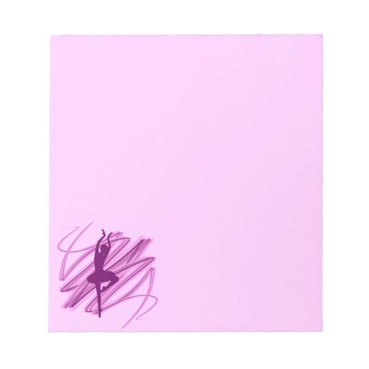 Bloc-note Danseur de ballerine brillant (Devant)