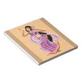 Bloc-note Danseur sari de Bollywood (Incliné)