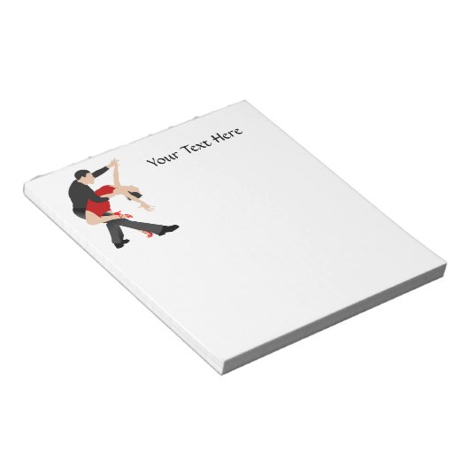 Bloc-note Danseurs de tango (customisés) (Incliné)