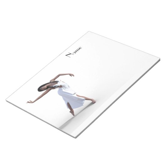 Bloc-note Danseuse blanche Thunder_Cove (Incliné)