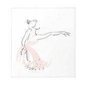 Bloc-note Danseuse de ballet (Devant)