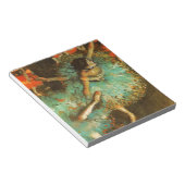 Bloc-note Danseuse de ballet Danseuse verte Danseuse Degas P (Incliné)