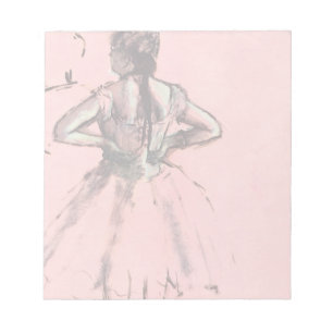 Bloc-note Danseuse de dos, les mains sur les hanches d'Edgar