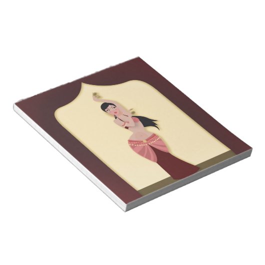 Bloc-note Danseuse orientale danseuse du ventre (Incliné)