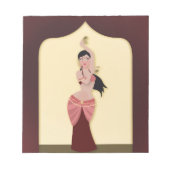 Bloc-note Danseuse orientale danseuse du ventre (Devant)