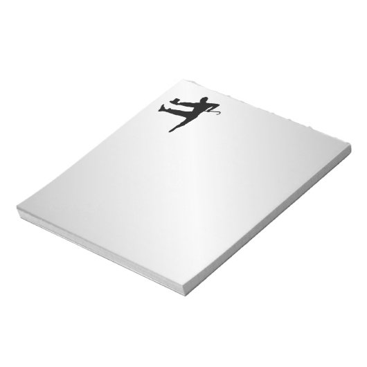 Bloc-note Danseuse Top Hat and Canne Tap (Tourné)