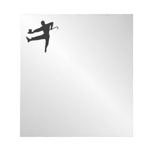 Bloc-note Danseuse Top Hat and Canne Tap (Devant)