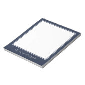 Bloc-note Dark Midnight Blue Minimalist Notepad (Tourné)