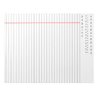 Bloc-note Dated Notepad