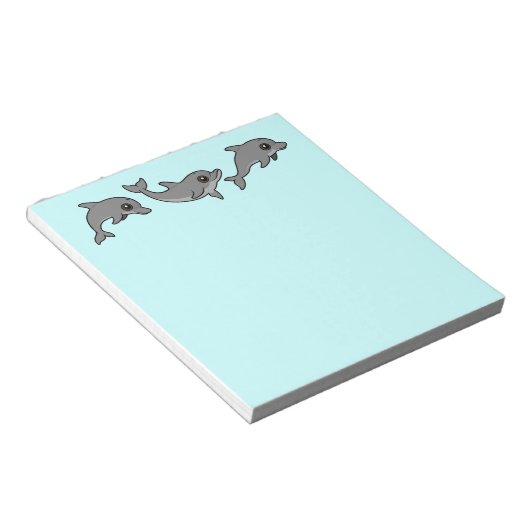 Bloc-note Dauphin à col rond (Incliné)