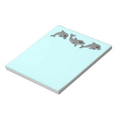 Bloc-note Dauphin à col rond (Tourné)