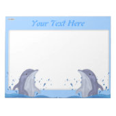 Bloc-note Dauphin Splash (Devant)