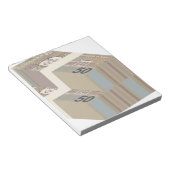 Bloc-note De fausses piles d'argent (Incliné)