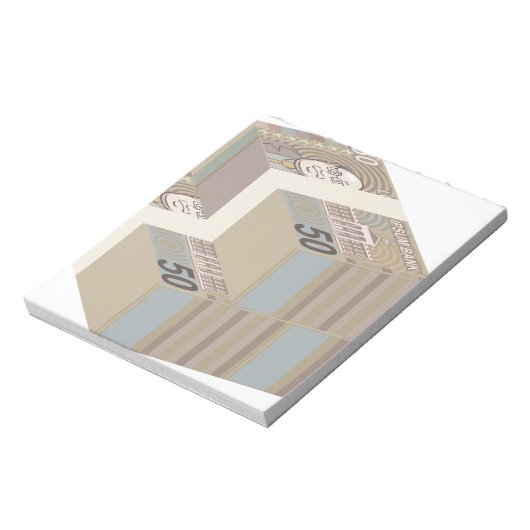 Bloc-note De fausses piles d'argent (Tourné)