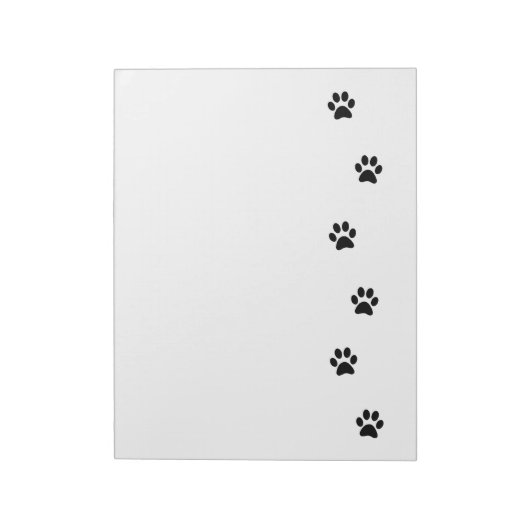 Bloc-note De mignons pattes noires et blanches et profitez d (Tourné)