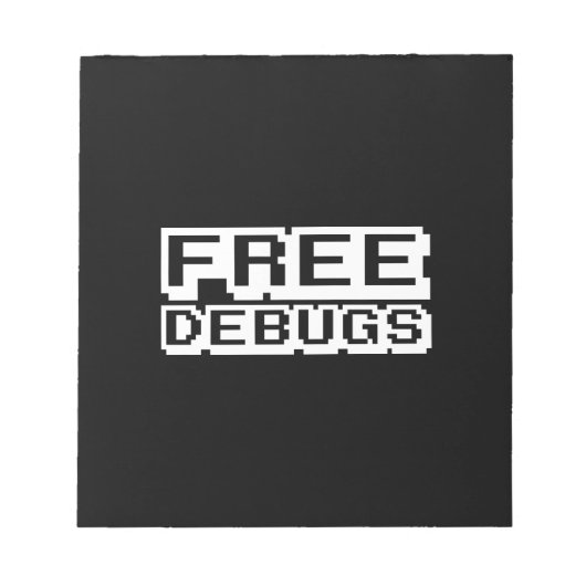 BLOC-NOTE DEBUGS GRATUITS (Devant)