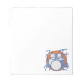 Bloc-note Décalage du kit de tambour (Devant)