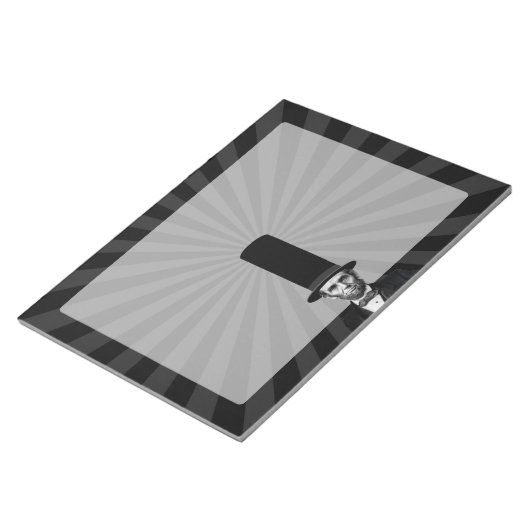 Bloc-note Déclaration de mode présidentielle Abraham Lincoln (Incliné)