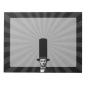 Bloc-note Déclaration de mode présidentielle Abraham Lincoln (Devant)