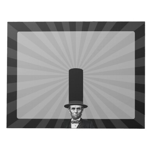 Bloc-note Déclaration de mode présidentielle Abraham Lincoln (Devant)