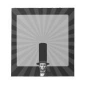 Bloc-note Déclaration de mode présidentielle d'Abraham Linco (Devant)