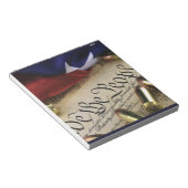 Bloc-note Déclaration d'indépendance (Incliné)