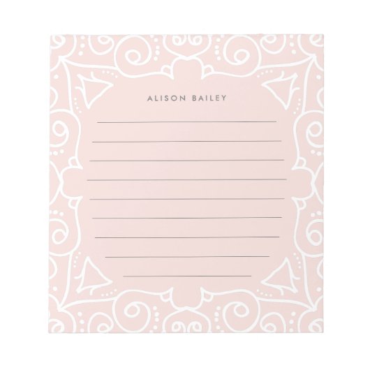 Bloc-note Déco | Lined (Devant)