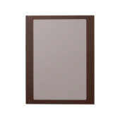 Bloc-note Décor Brown Profond Et Riche Personnalisable (Tourné)