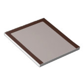 Bloc-note Décor Brown Profond Et Riche Personnalisable (Incliné)