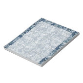 Bloc-note Décor de camouflage numérique bleu marine (Tourné)