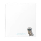 Bloc-note Décor de la chouette bractée d'or et d'argent (Devant)