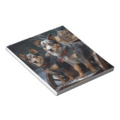 Bloc-note Décor de Noël australien Snowy Sleigh (Incliné)