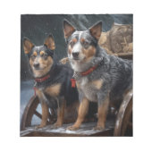 Bloc-note Décor de Noël australien Snowy Sleigh (Devant)