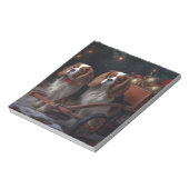 Bloc-note Décor de Noël Cavalier King Snowy Sleigh (Tourné)