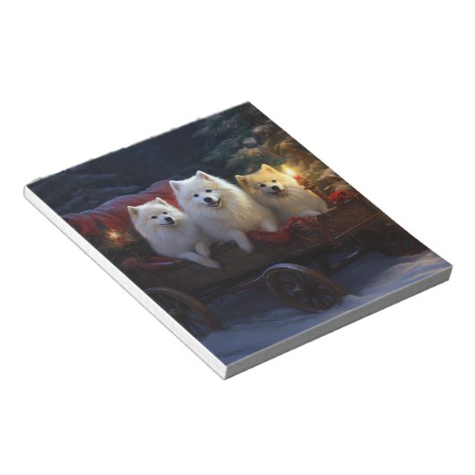 Bloc-note Décor de Noël Eskimo Snowy Sleigh (Incliné)