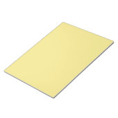 Bloc-note Décor jaune pastel doux prêt à customiser (Incliné)