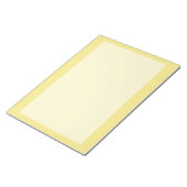 Bloc-note Décor pastel jaune accent doux prêt à customiser (Incliné)