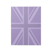 Bloc-note Décor Union Jack Accent Violet (Tourné)