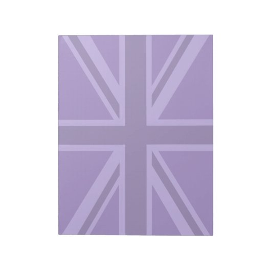 Bloc-note Décor Union Jack Accent Violet (Tourné)