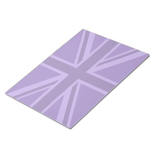 Bloc-note Décor Union Jack Accent Violet (Incliné)